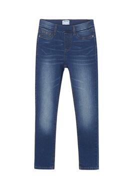 Pantalón Mayoral Skinny Basic Denim Oscuro Niña