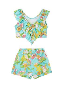 Conjunto Mayoral Short Estampado Frutas Multi Niña