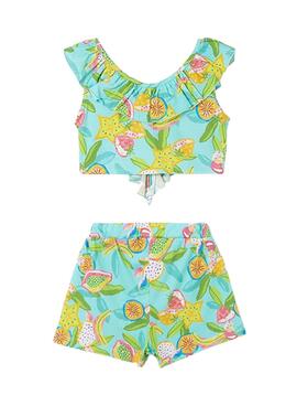 Conjunto Mayoral Short Estampado Frutas Multi Niña