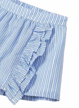 Falda Pantalon Mayoral Rayas Azul para Niña