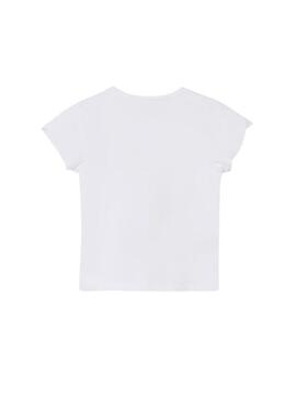 Camiseta Mayoral Gráfica Muñeca Blanca Para Niña
