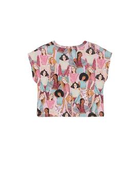 Camiseta Mayoral Estampado Girls Multicolor Niña