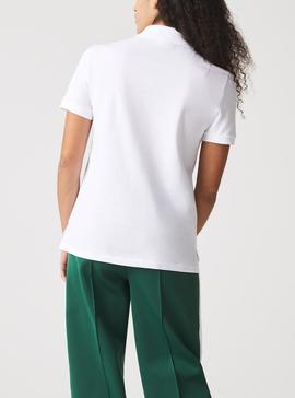 Polo Lacoste Classic Blanco para Mujer