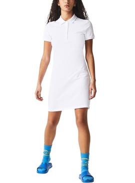 Vestido Lacoste Polo Blanco para Mujer
