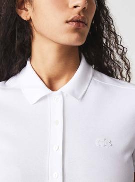 Vestido Lacoste Polo Blanco para Mujer