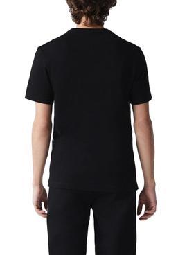 Camiseta Lacoste Monografico Negro para Hombre