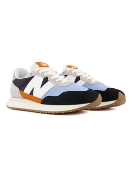 Zapatillas New Balance 237 Negro y Azul Hombre