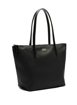 Bolso Lacoste P Shopping Negro Para Mujer