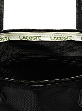 Bolso Lacoste P Shopping Negro Para Mujer