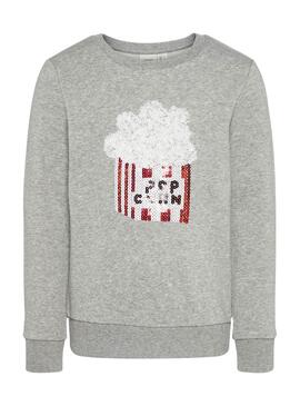 Sudadera Name It Ninas Gris
