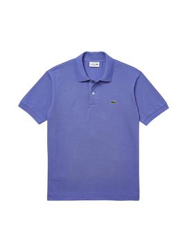 Polo Lacoste Classic Fit L1212 Morado para Hombre