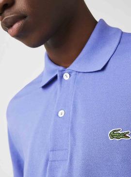 Polo Lacoste Classic Fit L1212 Morado para Hombre