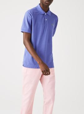 Polo Lacoste Classic Fit L1212 Morado para Hombre