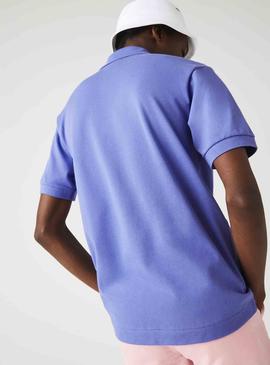 Polo Lacoste Classic Fit L1212 Morado para Hombre