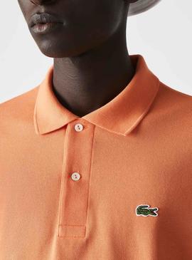 Polo Lacoste Classic Fit L1212 Naranja para Hombre