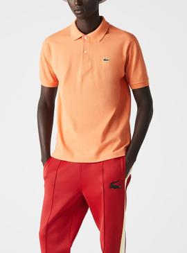 Polo Lacoste Classic Fit L1212 Naranja para Hombre