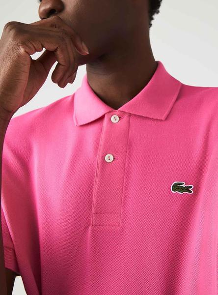 Polo Lacoste Classic Fit L1212 Fucsia para Hombre