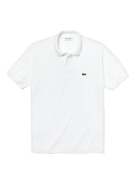 Polo Lacoste L1212 Blanco Para Hombre