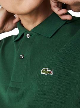 Polo Lacoste L1212 Verde Para Hombre