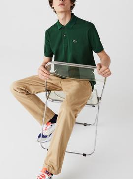 Polo Lacoste L1212 Verde Para Hombre