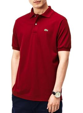 Polo Lacoste L1212 Burdeos