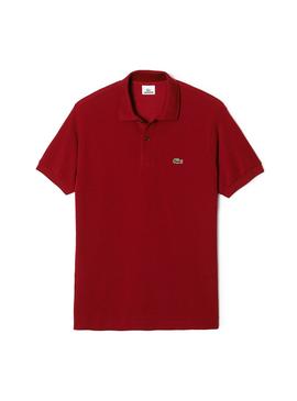 Polo Lacoste L1212 Burdeos