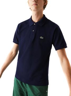 Polo Lacoste L1212 Azul Marino Para Hombre