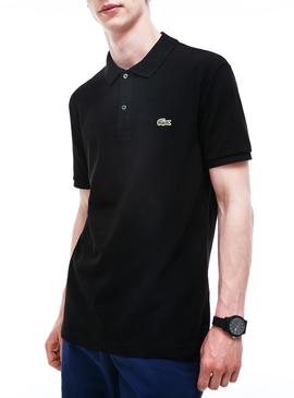 Polo Lacoste Básico Negro para Hombre