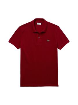 Polo Lacoste Basico Granate Hombre