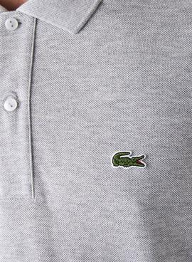 Polo Lacoste Básico Gris Hombre