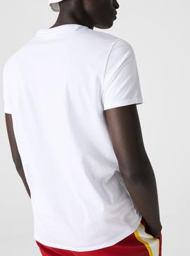 Camiseta Lacoste Pima Blanca para Hombre