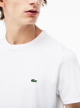 Camiseta Lacoste Pima Blanca para Hombre