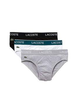 Pack Calzoncillos Lacoste Slip Basic Hombre