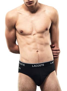 Pack Calzoncillos Lacoste Slip Basic Hombre