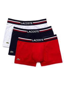 Calzoncillos Lacoste Boxer Tricolor para Hombre