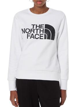 Sudadera The North Face Standard Crew Blanca Mujer