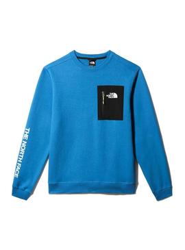 Sudadera The North Face Tech Crew Azul para Hombre