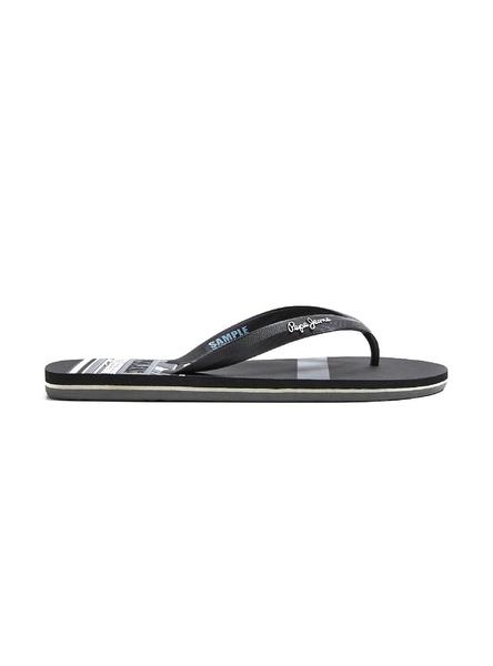 Rico Separación Falsificación Chanclas Pepe Jeans Whale Negras para Hombre