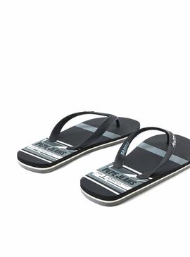 Chanclas Pepe Jeans Whale Negras para Hombre