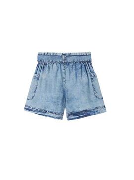 Short Mayoral Lyocell Denim Claro Para Niña