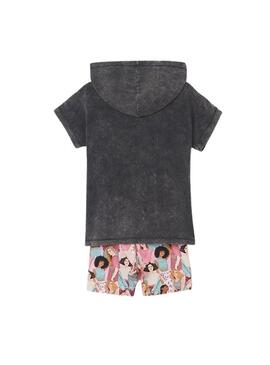 Conjunto Mayoral Short Girls Gris Para Niña