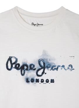 Camiseta Pepe Jeans Golders Beige para Niño