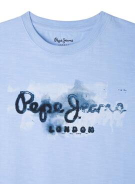 Camiseta Pepe Jeans Golders Azul para Niño