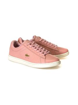 Zapatilla Lacoste Carnaby Evo 119 Rosa Mujer