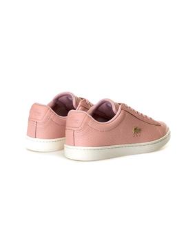 Zapatilla Lacoste Carnaby Evo 119 Rosa Mujer