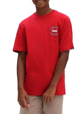 Camiseta Vans Sprint Roja Para Niño