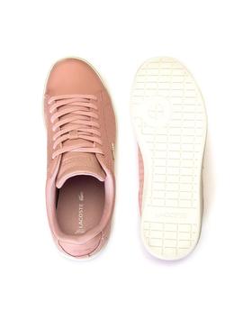 Zapatilla Lacoste Carnaby Evo 119 Rosa Mujer