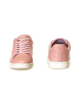 Zapatilla Lacoste Carnaby Evo 119 Rosa Mujer