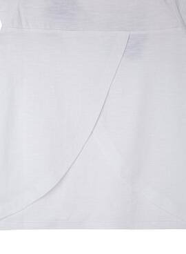 Camiseta Pepe Jeans Halua Blanca para Niña