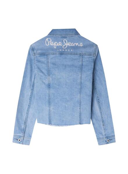 Chaqueta Vaquera Pepe Jeans Azul para Niña